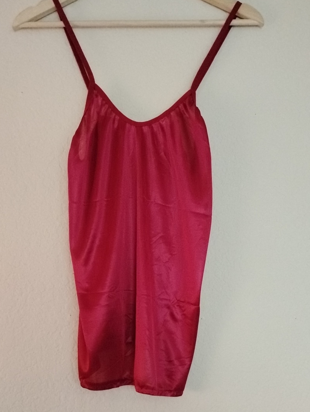Red Sheer Camisole